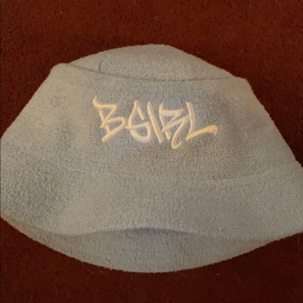 Light blue bucket hat